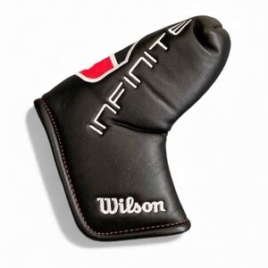 Wilson Black White Red Putter Headcover